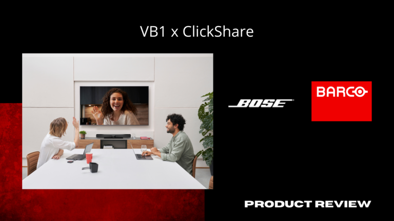 Bose Videobar™ VB1 & Barco ClickShare CX-30